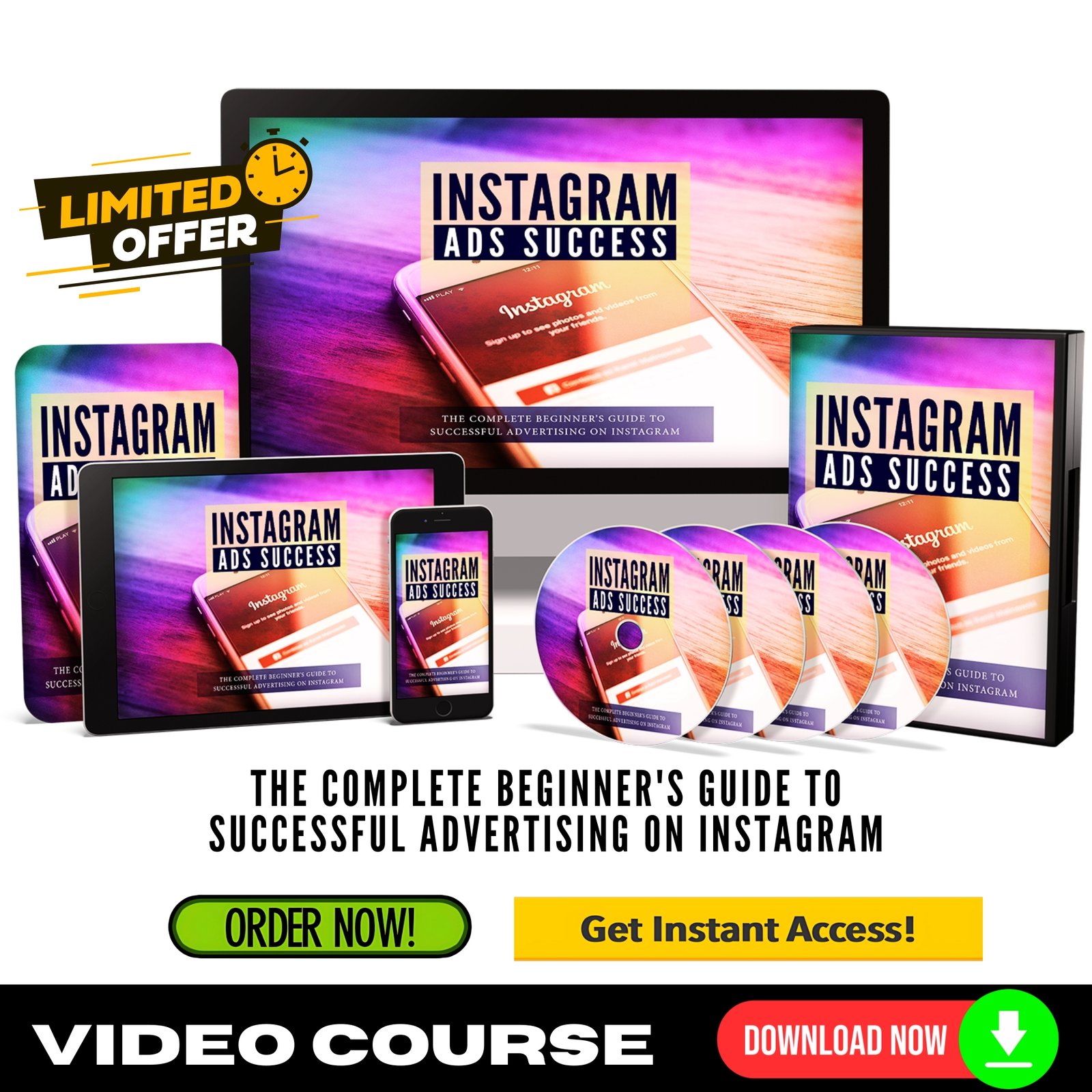 Instagram Ads Success Upgrade Package (Video Course)