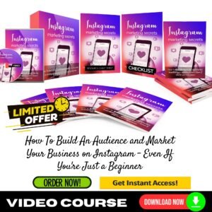 Instagram Marketing Secrets Upgrade Package (Video Marketing)